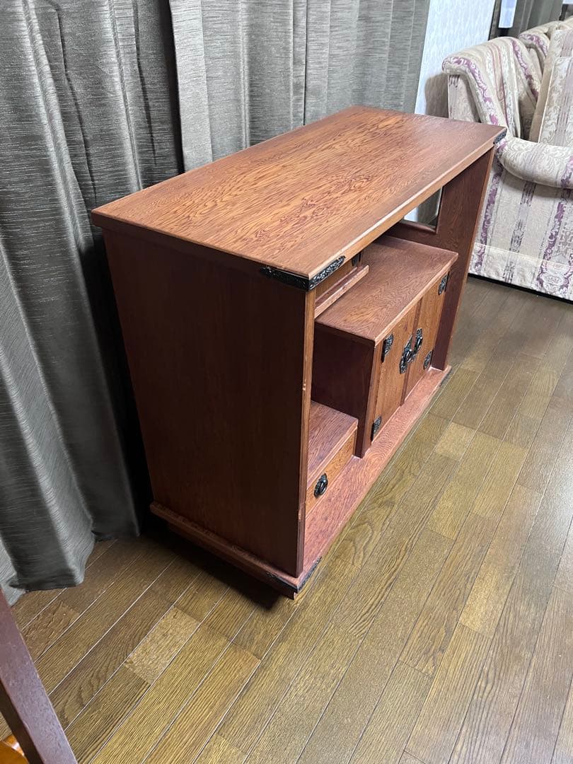 屋久杉 茶棚 キャビネット 飾り棚 茶箪笥 和家具