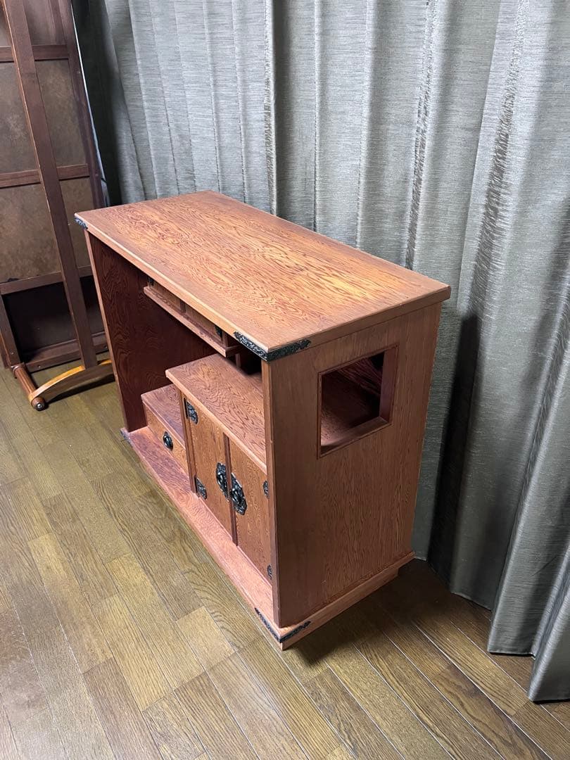 屋久杉 茶棚 キャビネット 飾り棚 茶箪笥 和家具