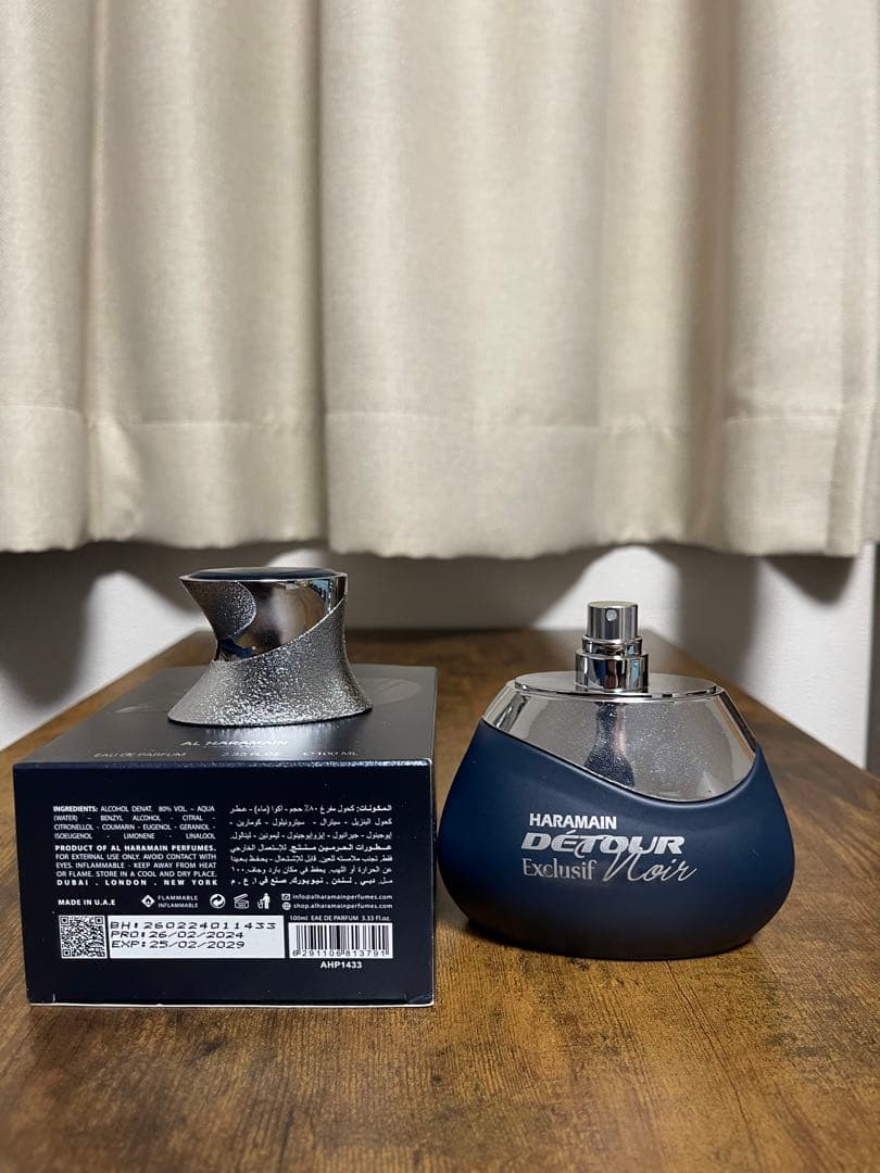 香水(男性用) AL HARAMAIN DETOUR NOIR EXCLUSIF 100ml