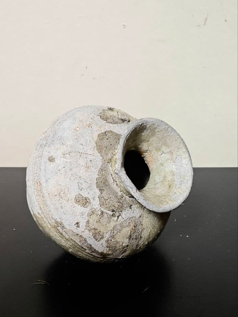 古瀬戸小壺 小瓶子 雀口 鎌倉時代 古美術 花呼ぶ器 稀少