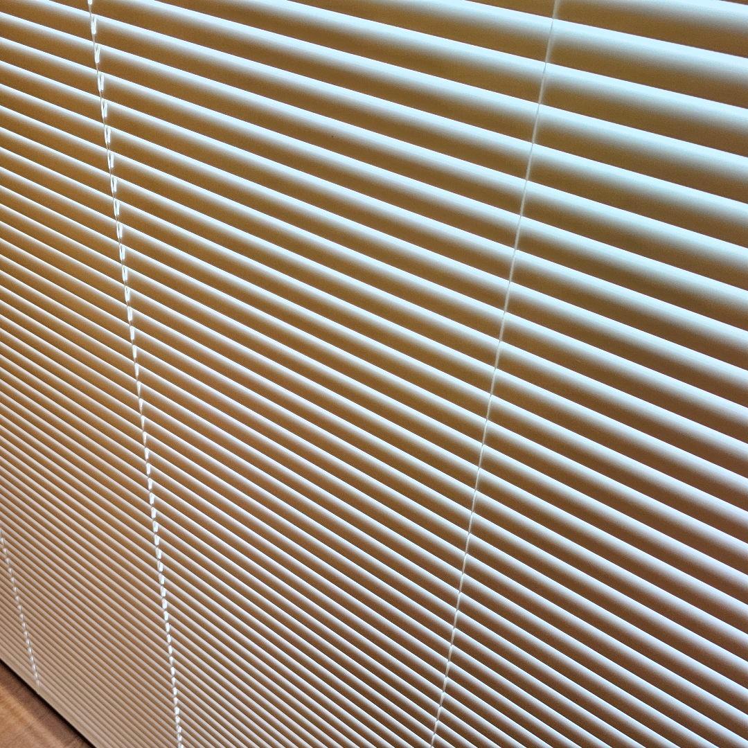 匿名配送】ニトリ 白 アルミニウム ブラインド BL-25 ワンポールタイプ