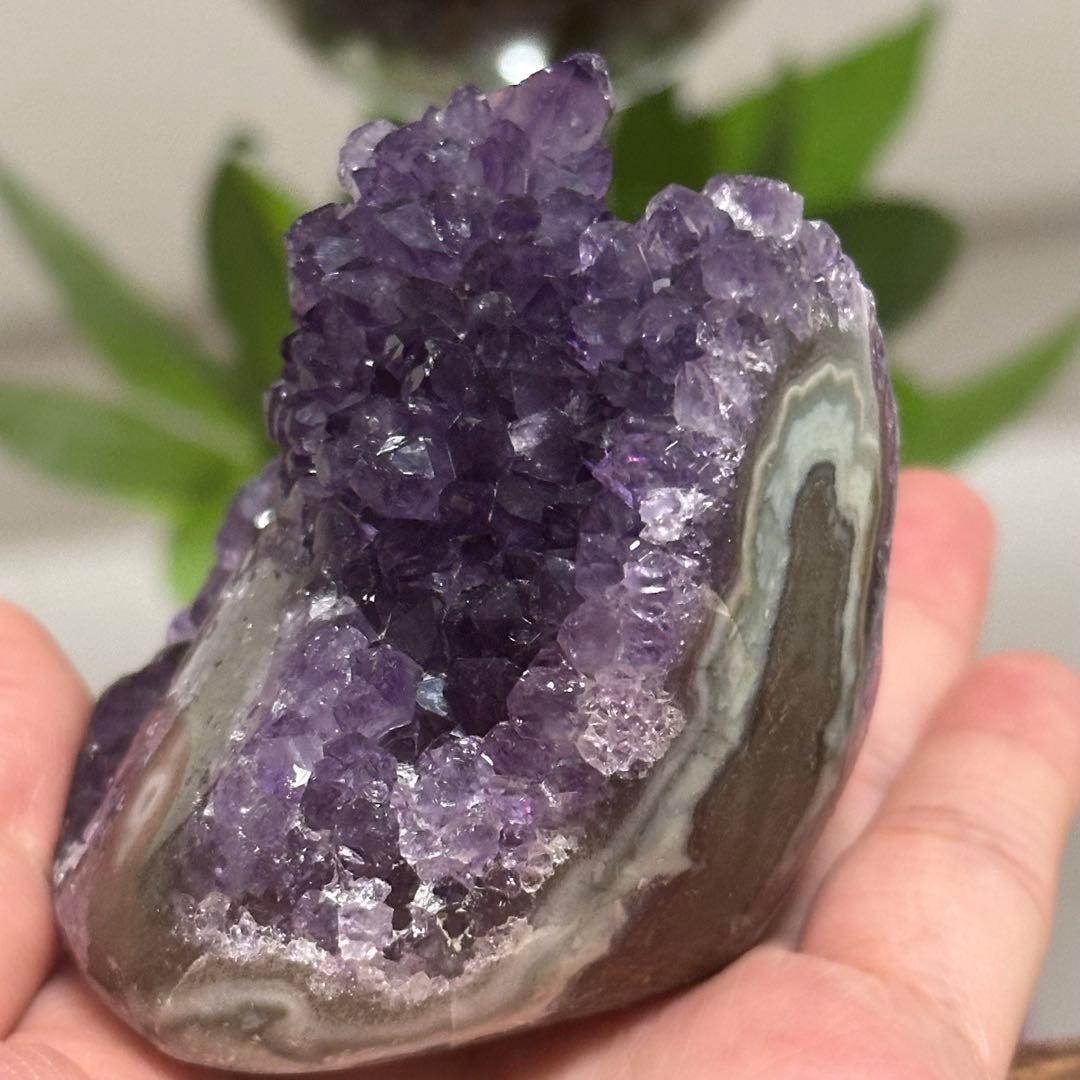 激レア【高品質】猫ちゃん アメジスト 一点物 瑪瑙 可愛い 置物 インテリア