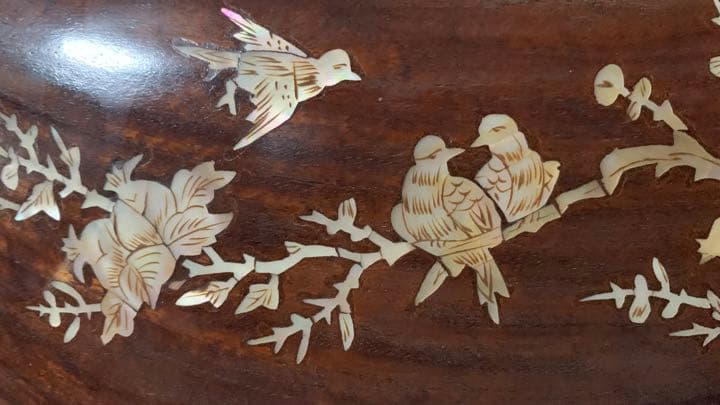 お値下げ交渉チャイニーズテイーテーブたのめるびん配送込み椅子4脚縁起の良い龍の脚