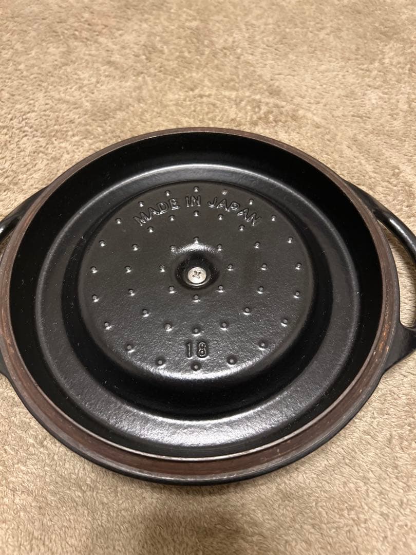 VERMICULAR バーミキュラ 18cm ブラック　無水調理鍋