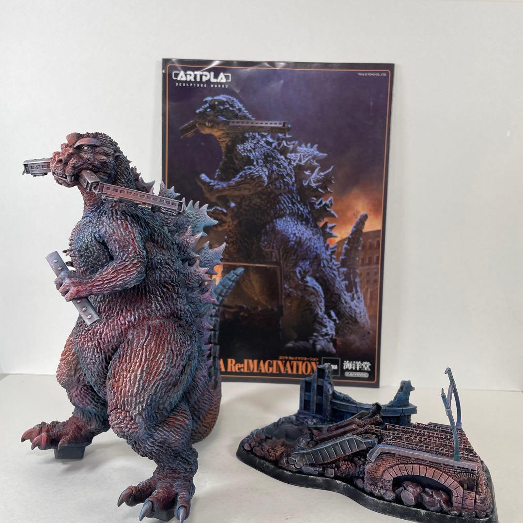 海洋堂 ARTPLA ゴジラ Re:イマジネーション 塗装完成品 - メルカリ