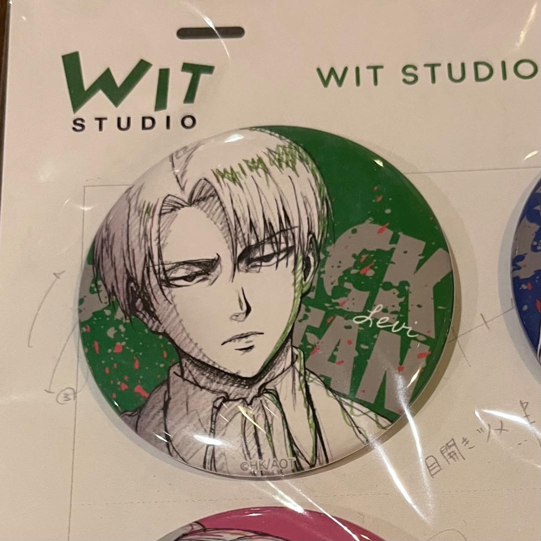 WIT STUDIO 缶バッジコレクション 進撃の巨人 6種セット【新品未開封】