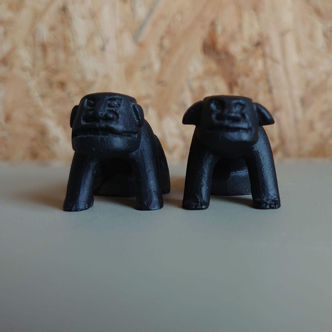 盛岡天満宮 狛犬 南部鉄器