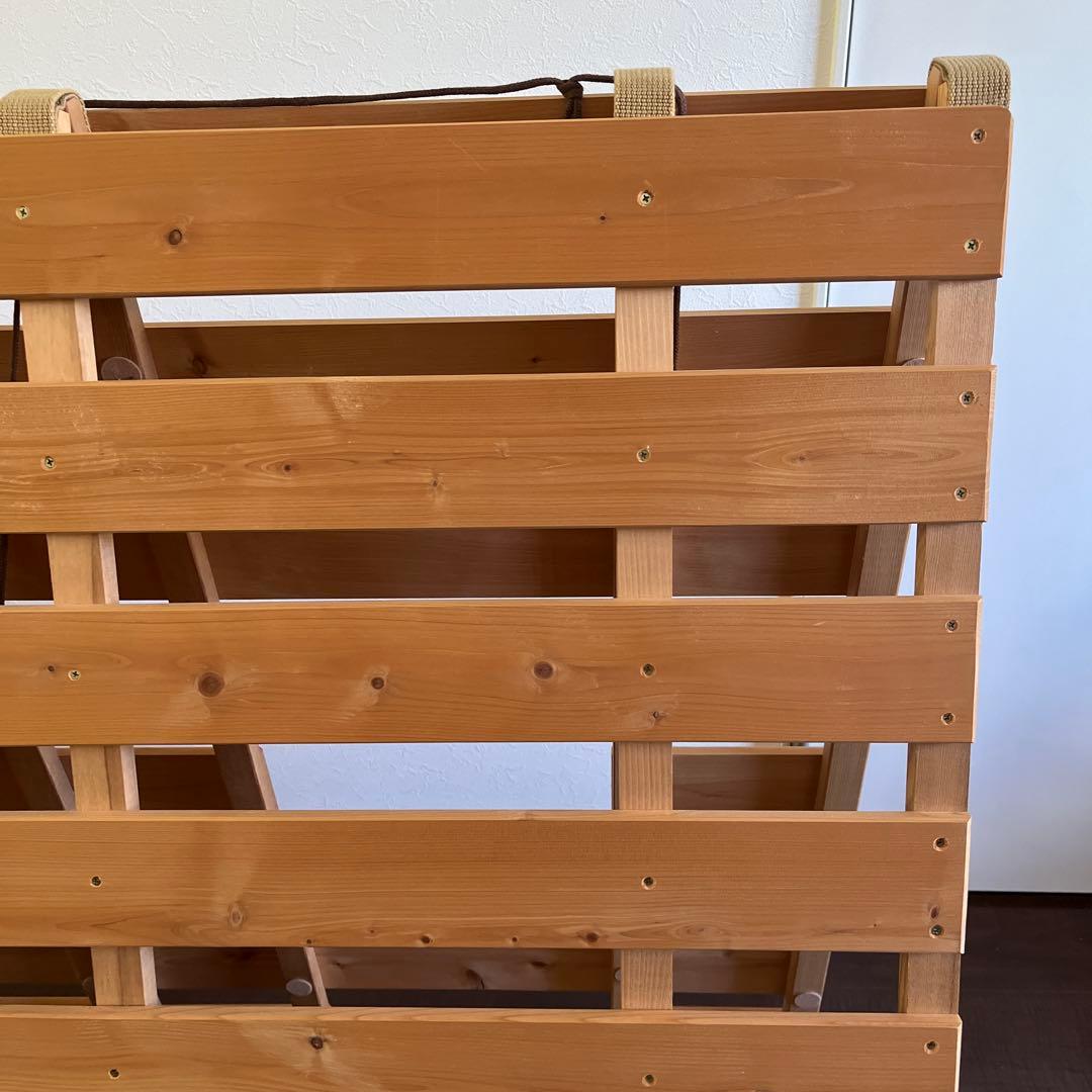 木製すのこベッド ダブル