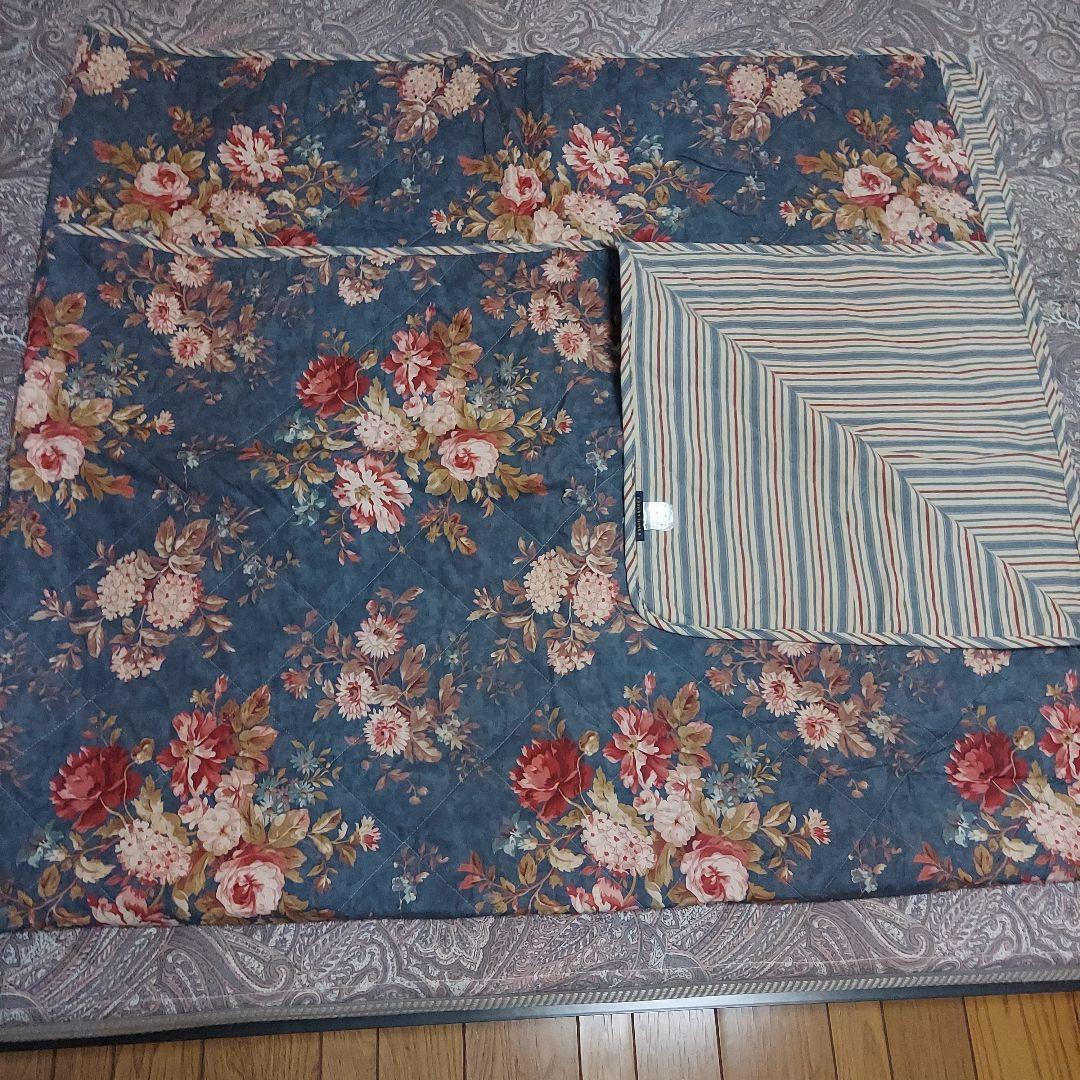 Ralph Lauren 花柄/ストライプ ベッドカバー&ピローケース(2点) - メルカリ