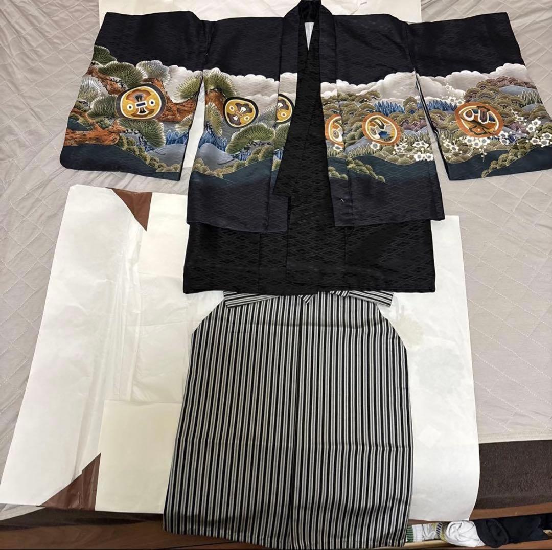 七五三　五歳　男の子 羽織袴セット