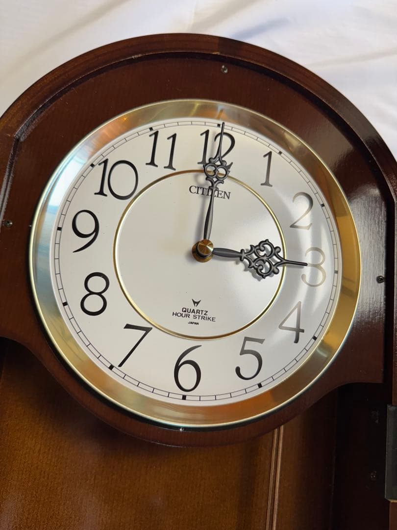 【未使用品】CITIZEN リズム時計 レソナール696 電池式 希少