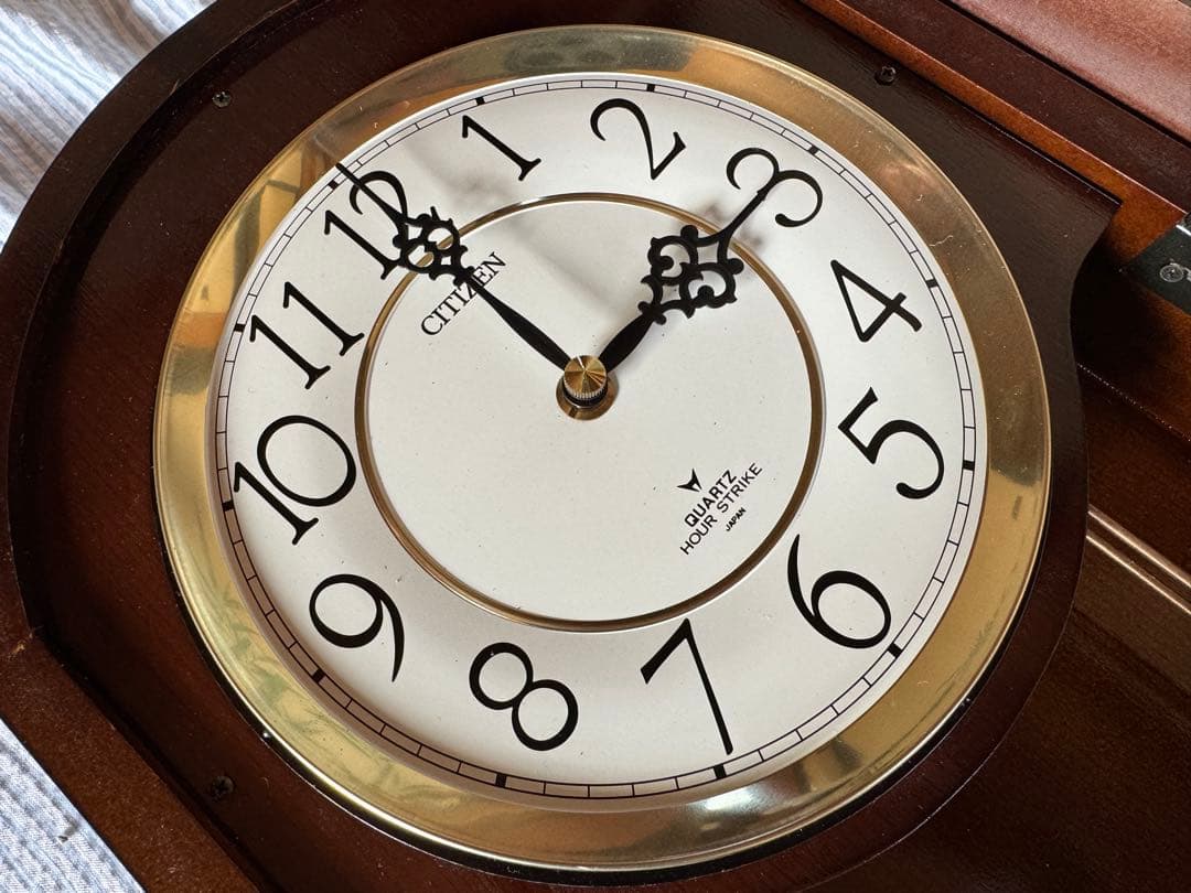 【未使用品】CITIZEN リズム時計 レソナール696 電池式 希少