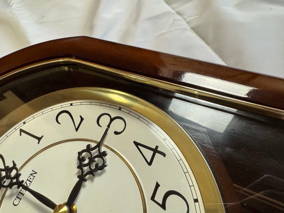 【未使用品】CITIZEN リズム時計 レソナール696 電池式 希少