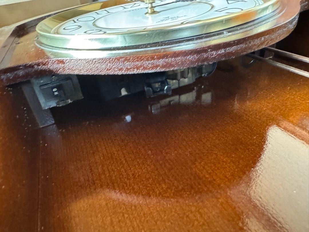 【未使用品】CITIZEN リズム時計 レソナール696 電池式 希少