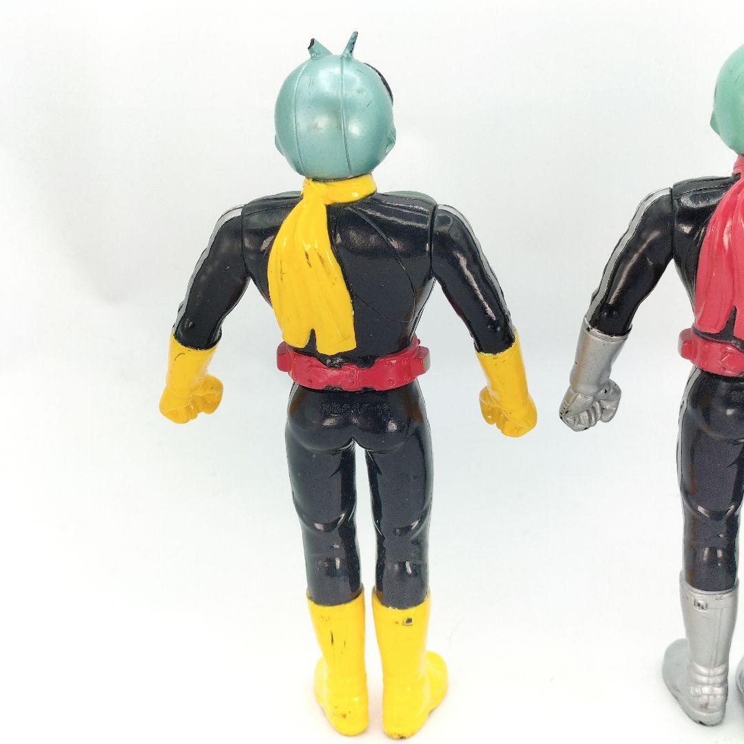 レトロ 仮面ライダー ソフビ ショッカーライダー 新1号 スカイライダー