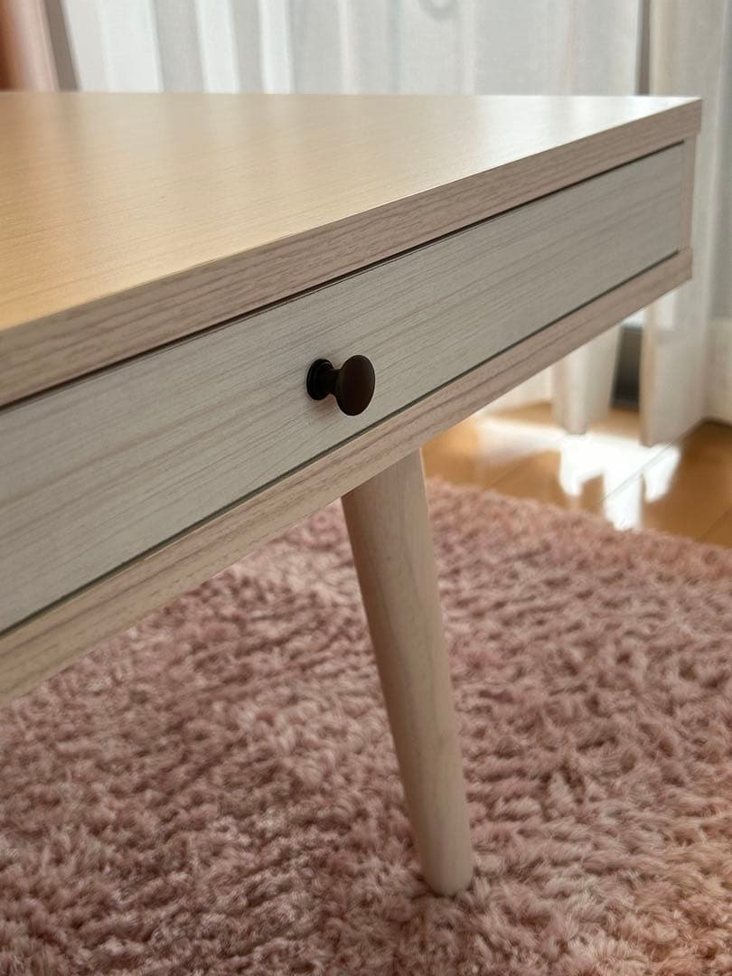 ローテーブル　引き出しあり