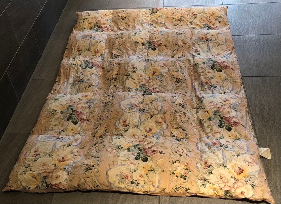 羽毛合い掛けふとん　日本製　綿100% フランス産ピレネーダウン　1.0 kg