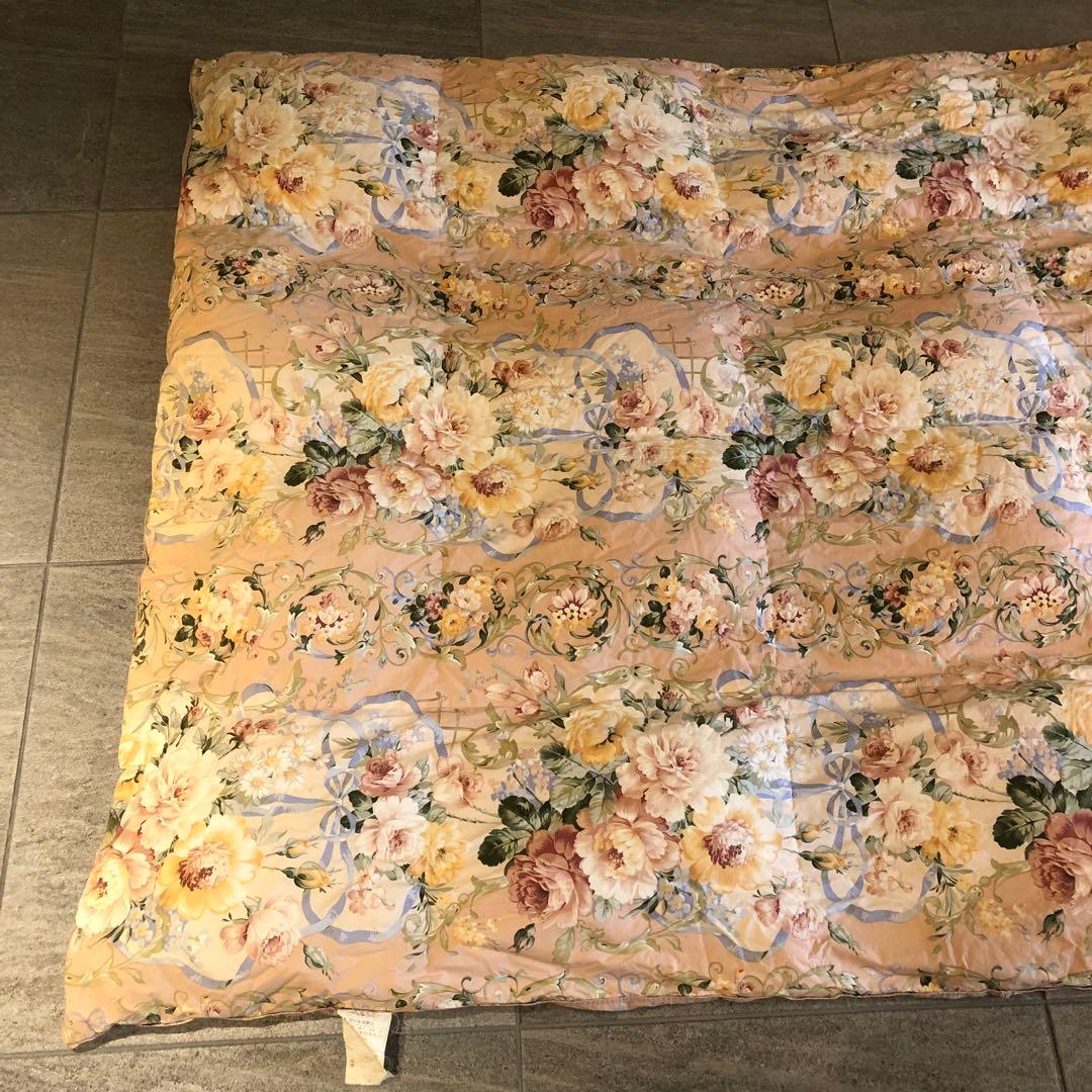 羽毛合い掛けふとん　日本製　綿100% フランス産ピレネーダウン　1.0 kg