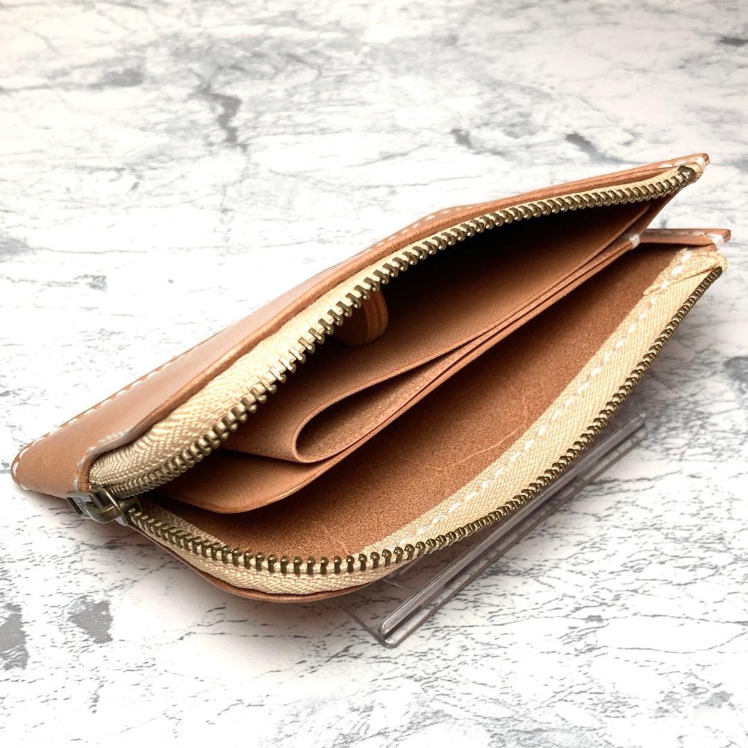 栃木レザー L字ファスナー財布 本革 フラグメントケース メンズ レディース