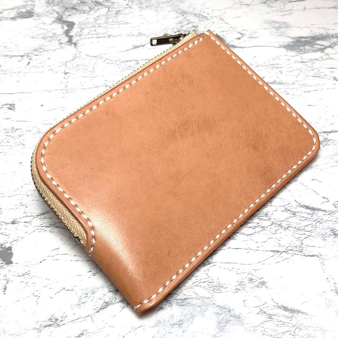 栃木レザー L字ファスナー財布 本革 フラグメントケース メンズ レディース