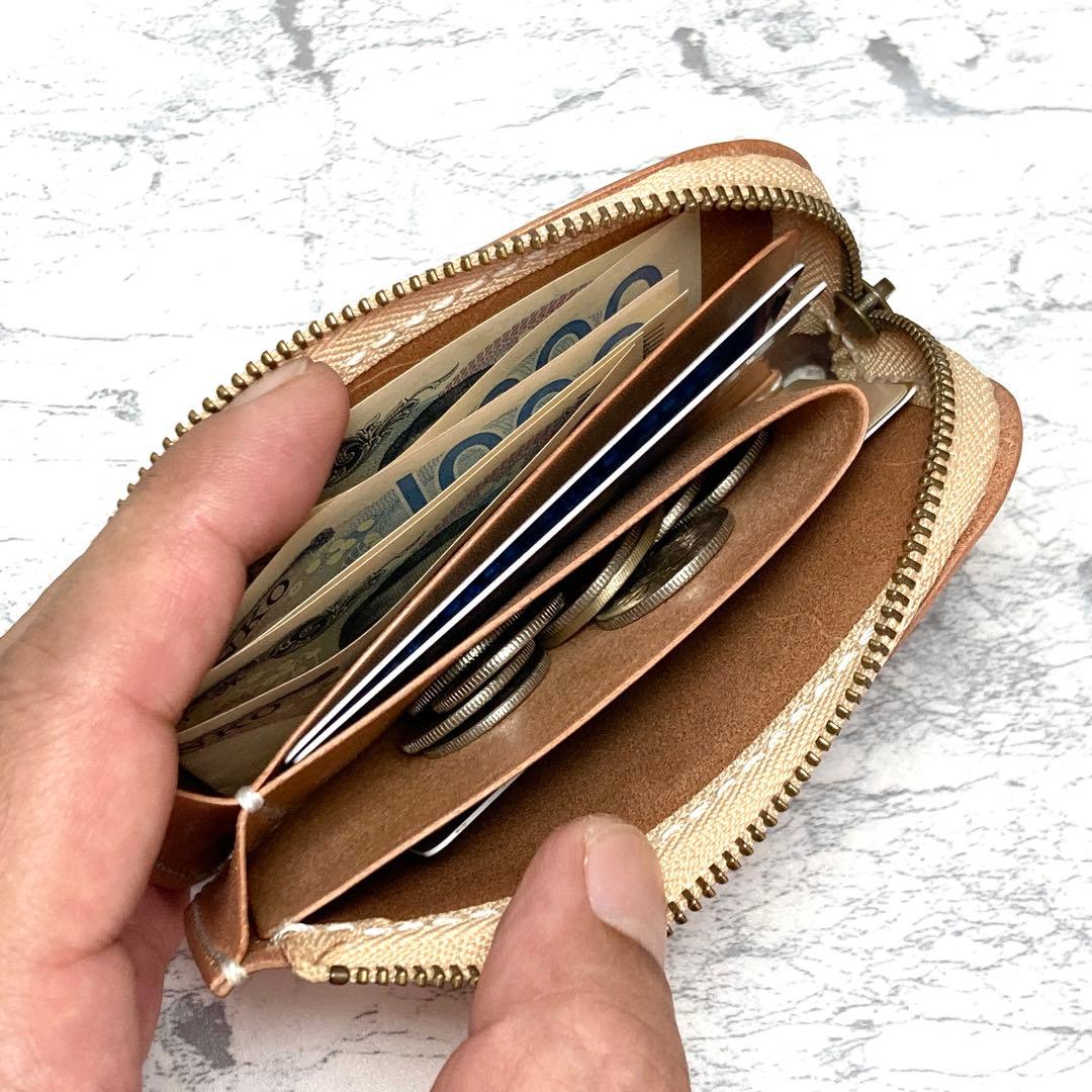 栃木レザー L字ファスナー財布 本革 フラグメントケース メンズ レディース