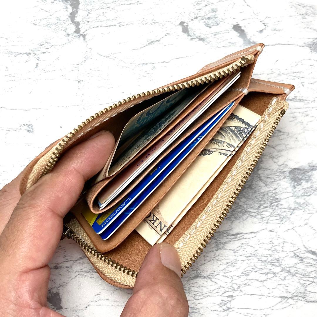 栃木レザー L字ファスナー財布 本革 フラグメントケース メンズ レディース