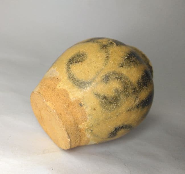 中国　元代　安南元靑花　小壷