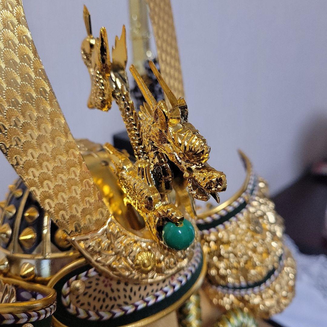 【徳川作 剛】 五月 かぶと (ガラスケース付き)