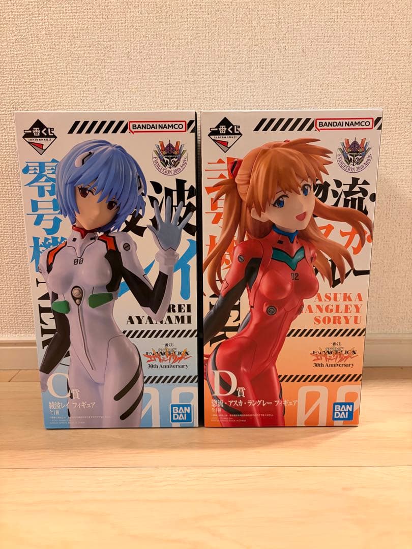 エヴァンゲリオン　1番くじ　フィギュア3点セット　A賞C賞D賞