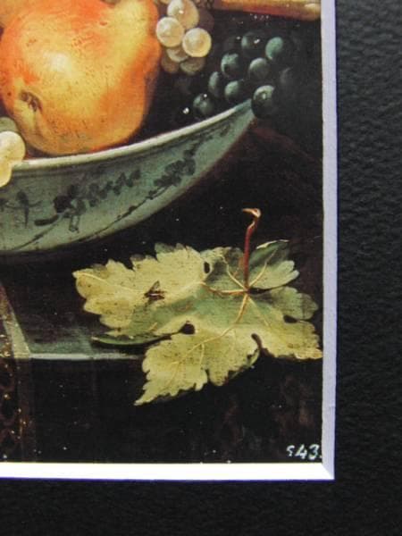 Ｊ・レオーン、果物と小鳥、超希少、新品額付、状態良好