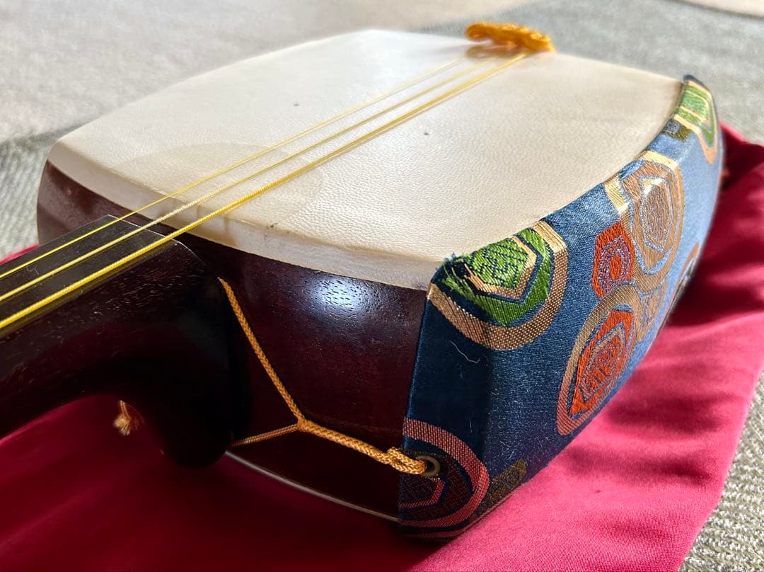 高級　美品　民謡三味線　中棹