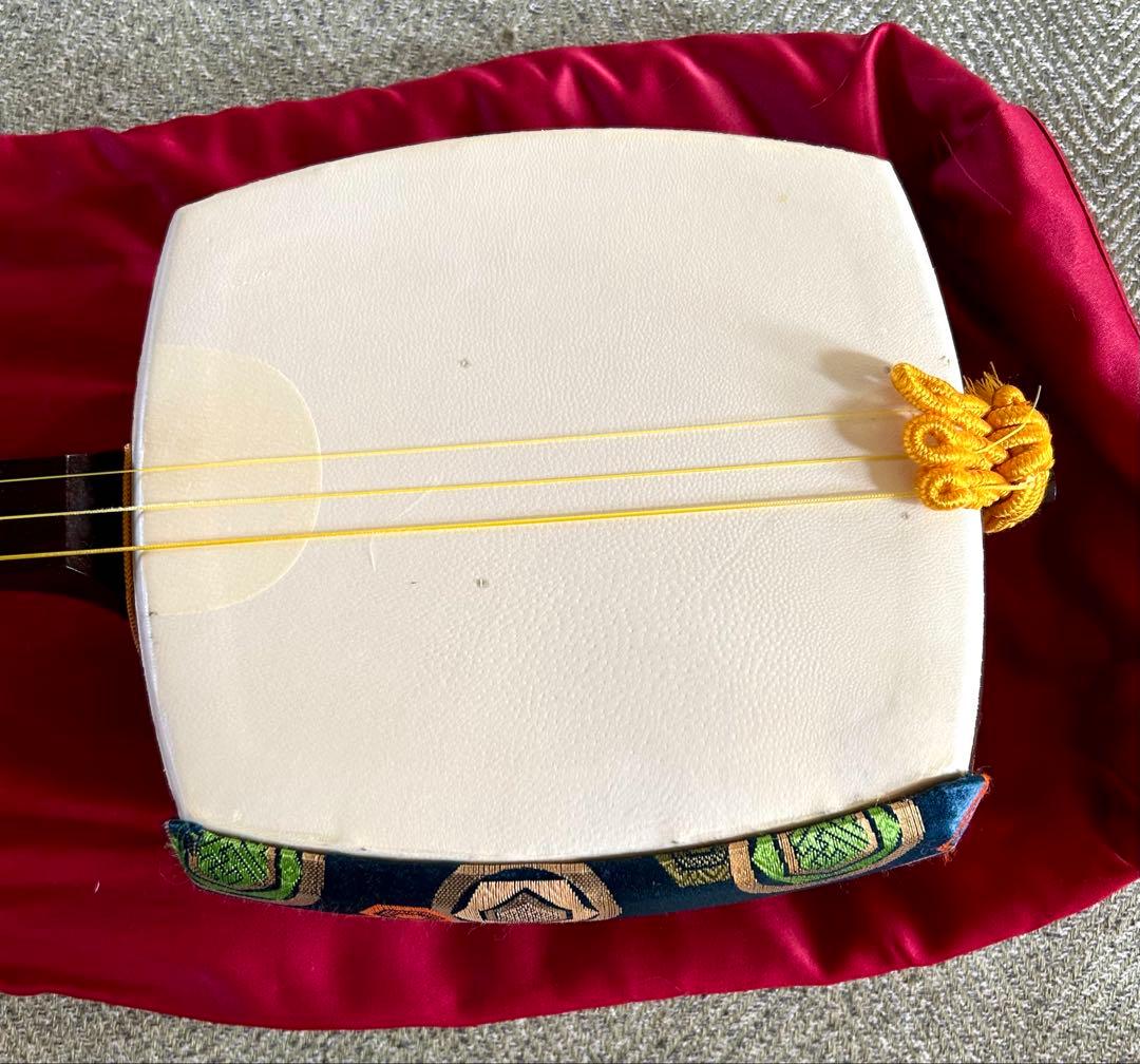 高級　美品　民謡三味線　中棹