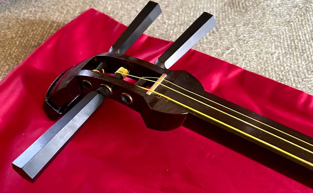 高級　美品　民謡三味線　中棹