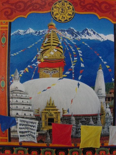 茂木紘一、スワヤンプの誘惑、希少な画集より、新品高級額