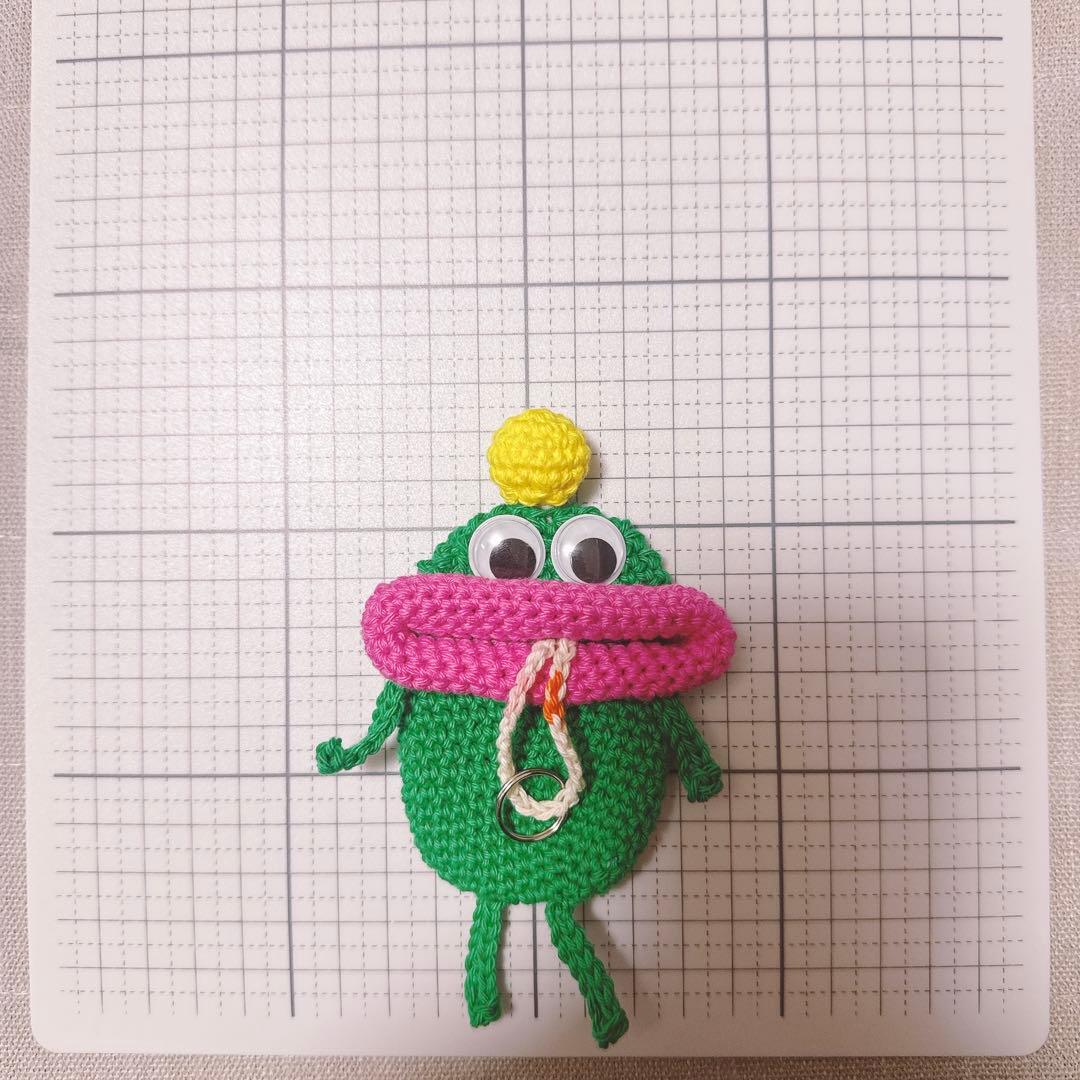 ♡ハンドメイド♡パクパクモンスター リトルモンスター キーケース