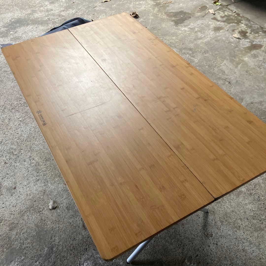  peak 折りたたみテーブル バンブー