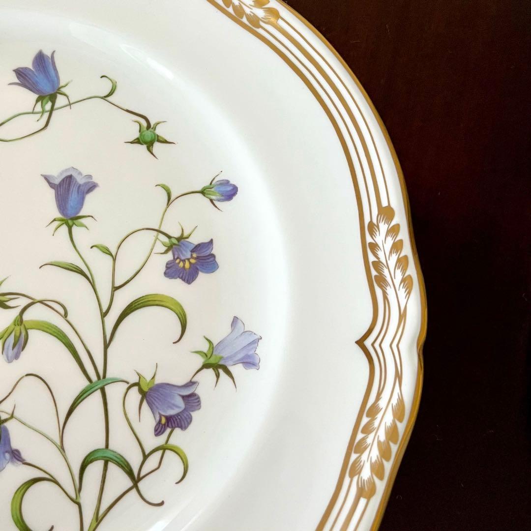 【希少品】英国製　スポード　カンパニュラ プレート(23.5cm)4枚 【美品】