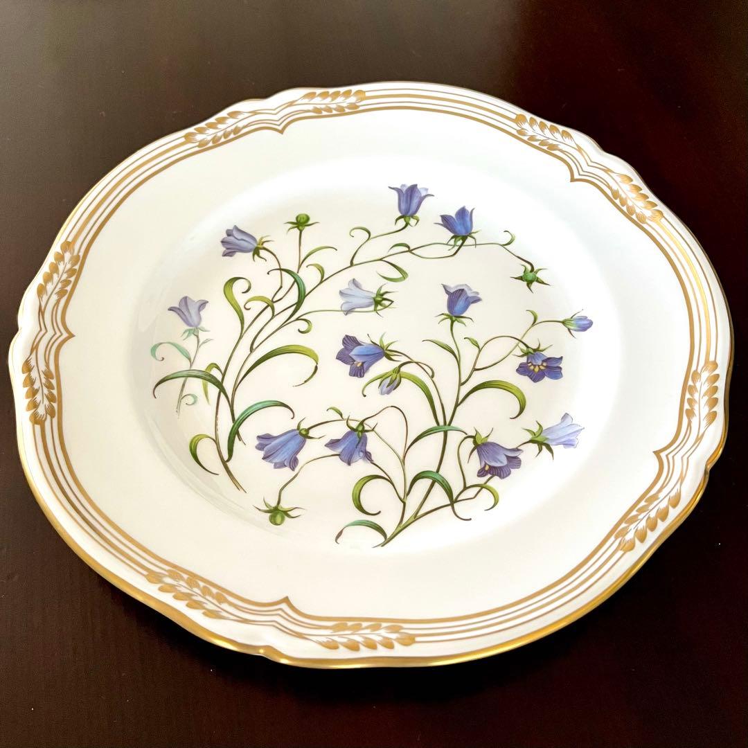 【希少品】英国製　スポード　カンパニュラ プレート(23.5cm)4枚 【美品】