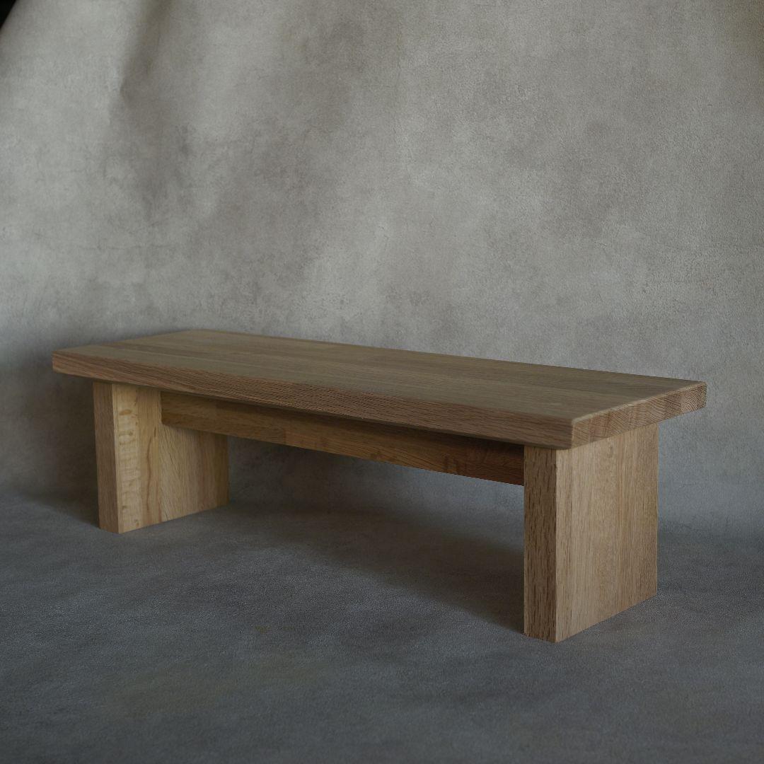 小さな踏み台　ナラ材　家具