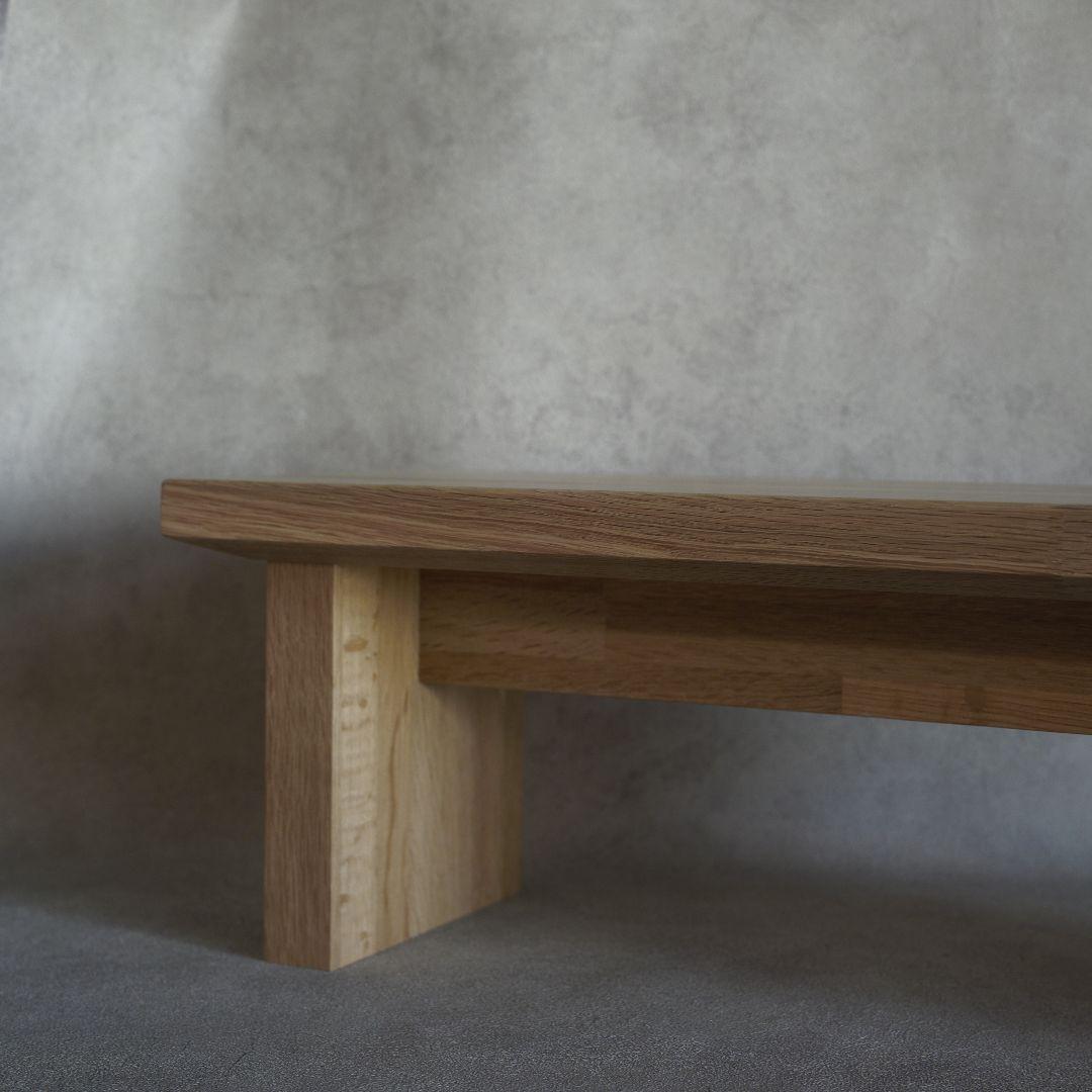 小さな踏み台　ナラ材　家具