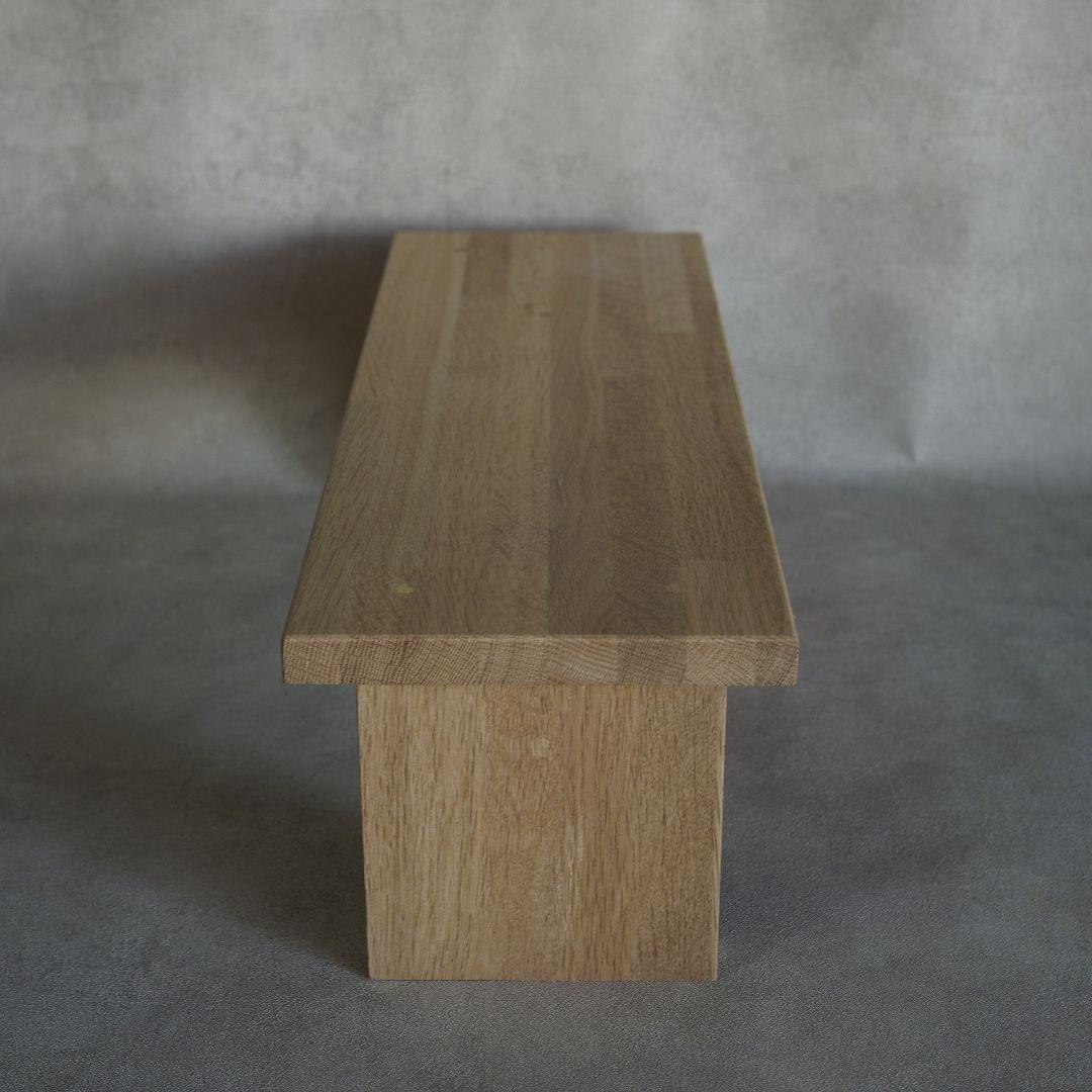 小さな踏み台　ナラ材　家具