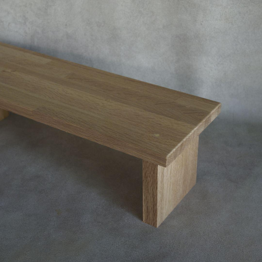 小さな踏み台　ナラ材　家具