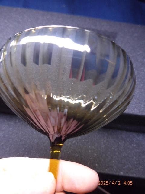 ヴェニーニのシャンパングラス/ボリチーネ2客。「ダミアーニ」への