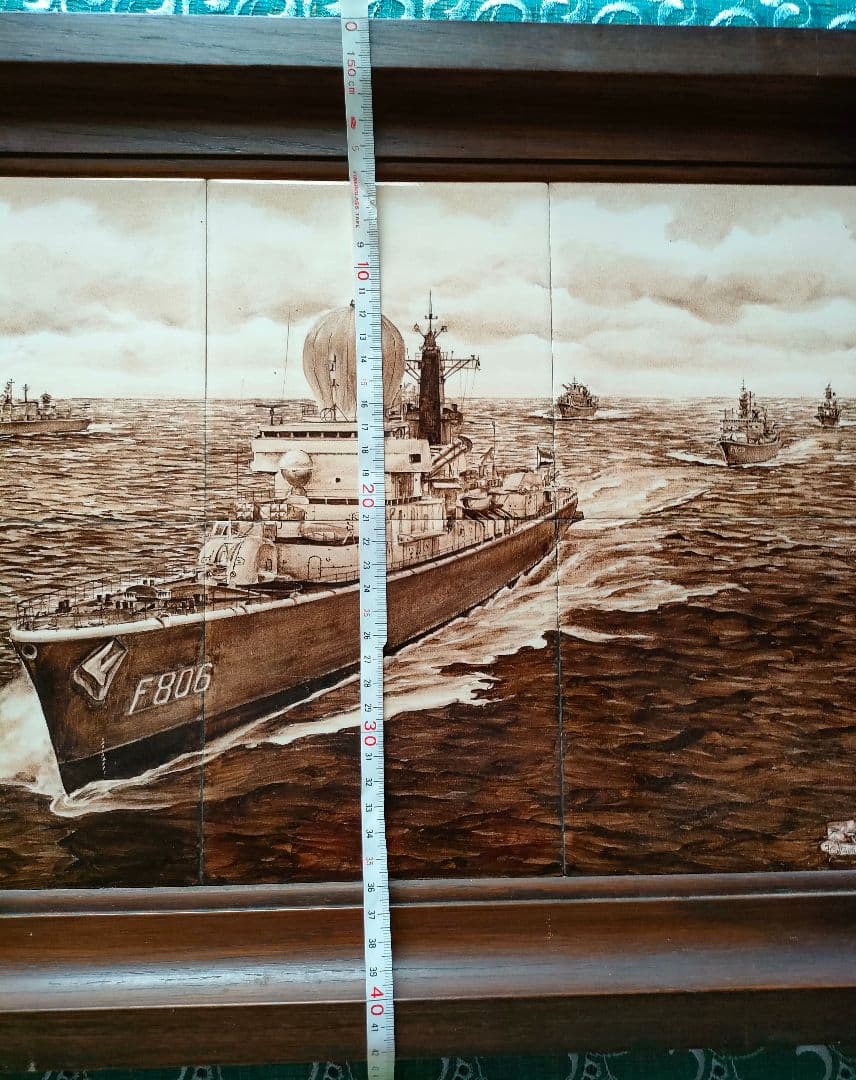 タイル陶器(オランダ海軍F806)【配送日条件あり】