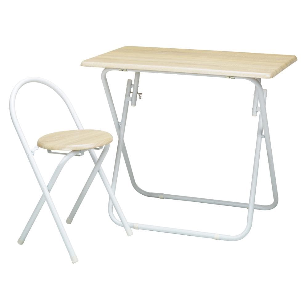《新品・送料無料》ヴィンテージデスク＆チェア 幅80cm 折りたたみ式 テーブル