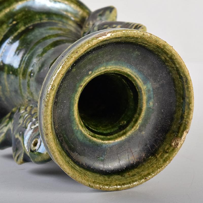 北大路魯山人作 絵織部 花入 共箱 M R8609 - メルカリ