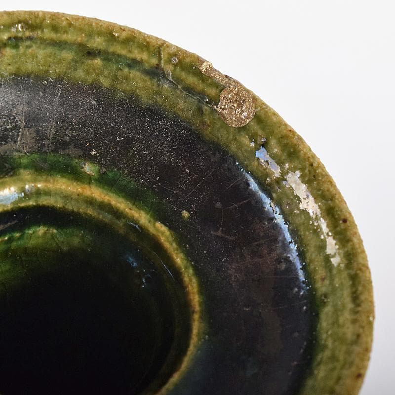 北大路魯山人作 絵織部 花入 共箱 M R8609 - メルカリ