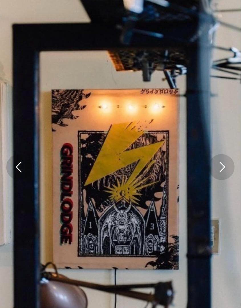 その他 SilkScreenPrint Leather Art BAD CASTLE