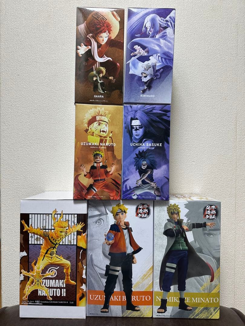 【豪華7体】ナルト ボルト フィギュアまとめ売りGrandista 波風ミナト他