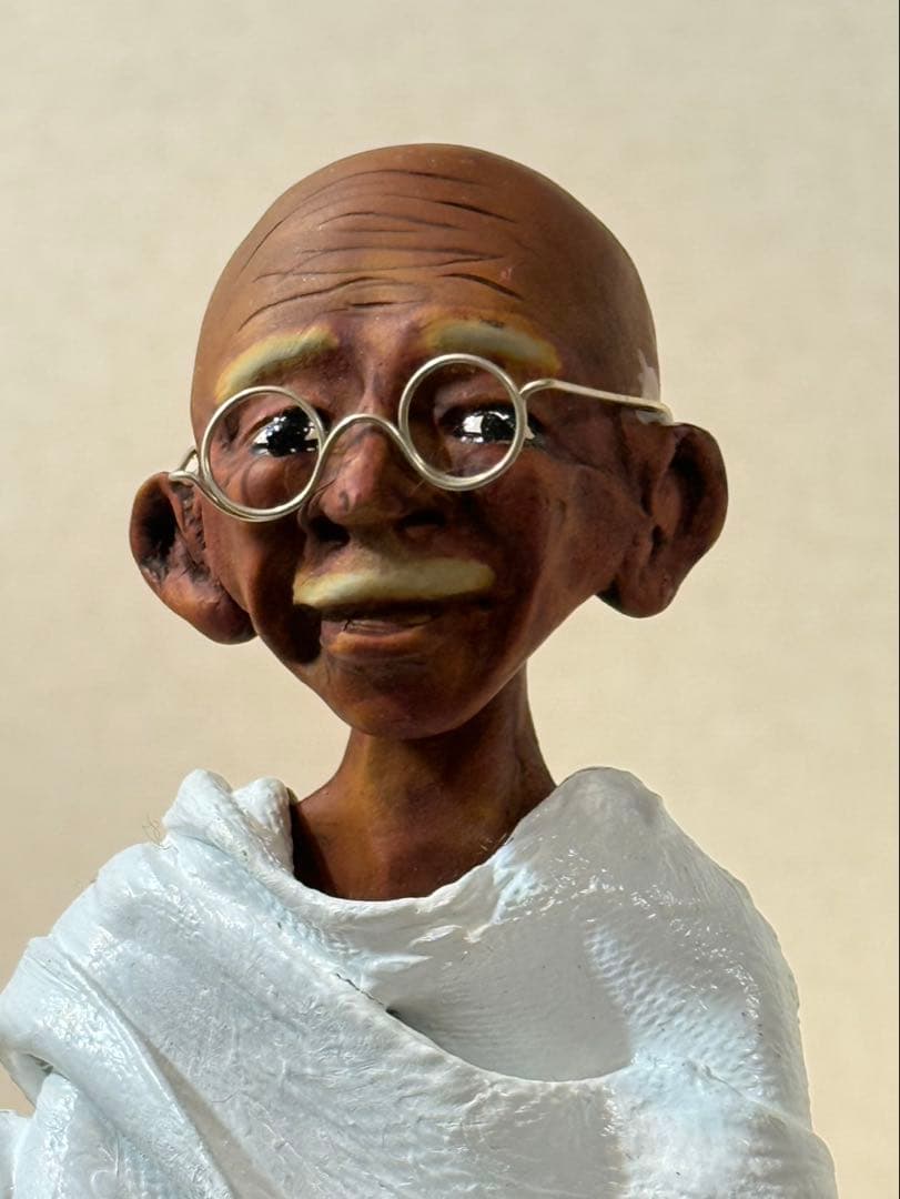 マハトマ・ガンディーの香炉、像、置物、インテリア